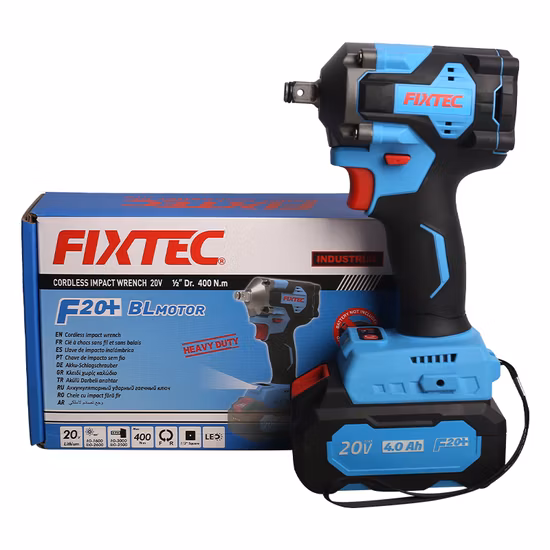 Fixtec Heavy Duty 20 V kabelloser bürstenloser Schlagschrauber 1/2 Zoll hoher Drehmoment-Elektroschrauber Preis